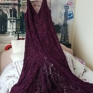 Gorgeous new long lace dress.